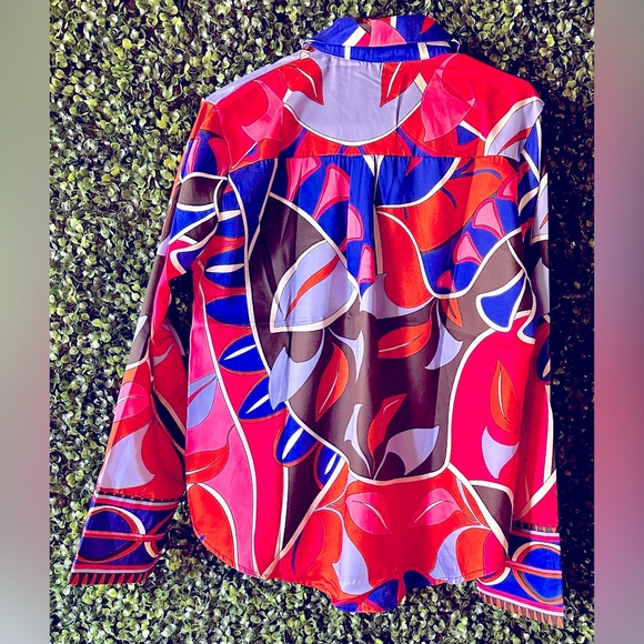 Abstract Design 3-Piece Pants, Blouse & Skirt Set - Picture 6 of 7